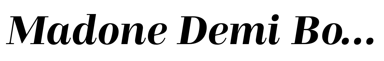 Madone Demi Bold Italic
